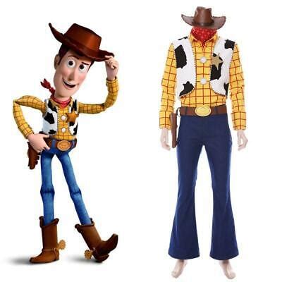 Costume Sceriffo Woody Toy Story Abito Completo Adulti Per Carnevale