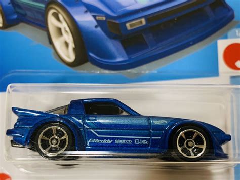 Yahoo オークション Hot Wheels ホットウィール マツダ RX 7 ブルー