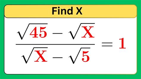 A Nice Square Root Math Simplification Can You Solve This Youtube