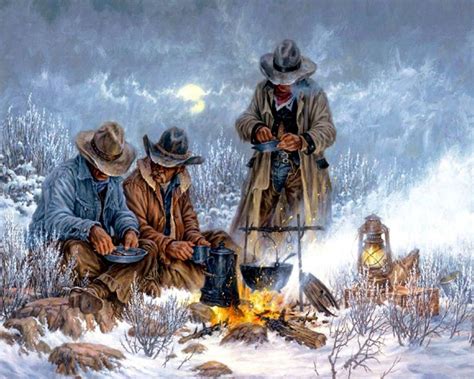 Camp Fires And Cowboys Nothing Better Cowboy Art Western