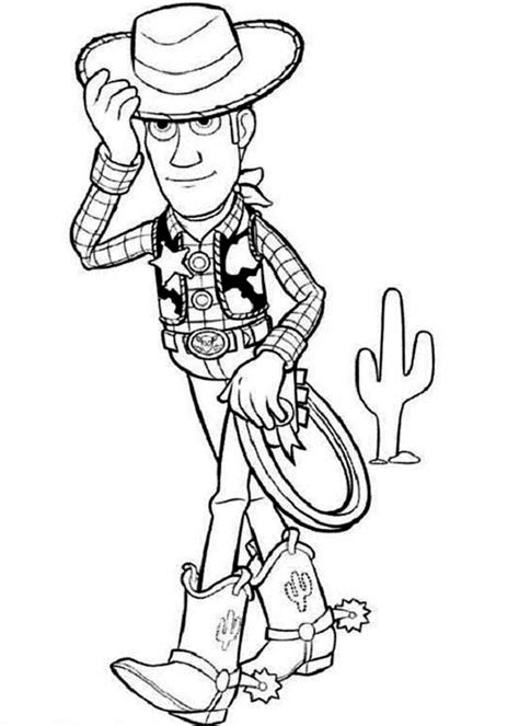 Toy Story Woody Coloring Sheet Coloring Pages