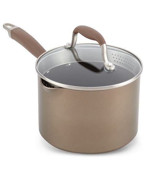 Anolon Advanced Bronze Hard Anodized 3 Qt Saucepan With Lid Created