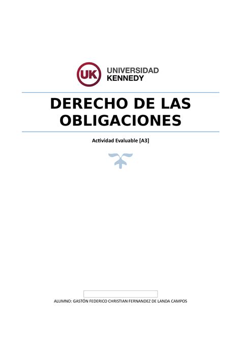 AE3 Cesion DE Boleto DE Compraventa DERECHO DE LAS OBLIGACIONES