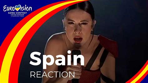 Spain Eaea Blanca Paloma REACTION Eurovision 2023 YouTube