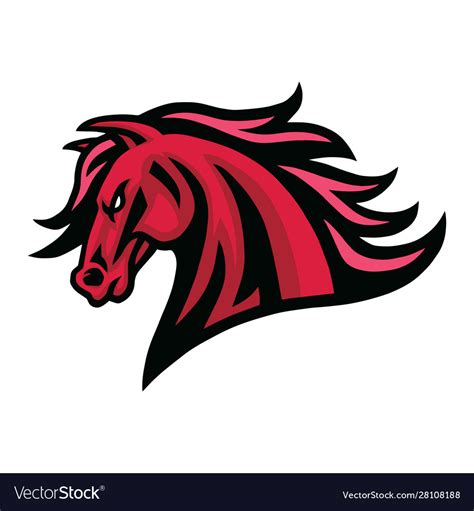 Stallion Mascot Logo