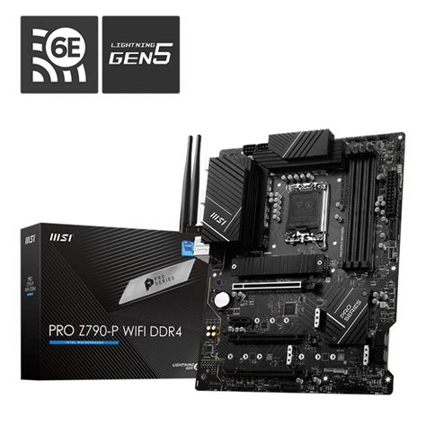 Tarjeta Madre Msi Pro Z P Wifi Ddr Socket Lga Atx Sata Y