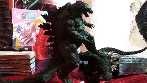 Godzilla Stop Motion Vs Godzilla Earth Vs Shin Godzilla Youtube