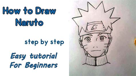 How To Draw Naruto Uzumaki Step By Step