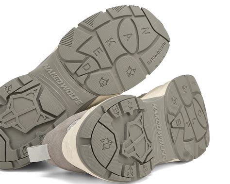 Giày Naked Wolfe Fox Grey Suede Authentic Shoes