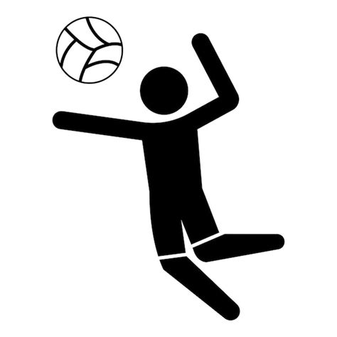 Premium Vector Volley Icon Illustration Vector