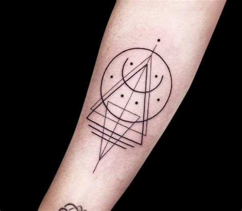 Geometrical shapes tattoo by Taranis Tribe | Photo 29962