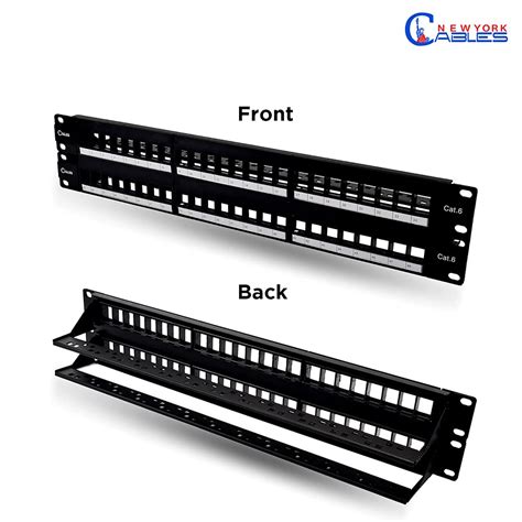 Buy Newyork Cables 48 Port Patch Panel Cat6 Rackmount Or Wall Mount