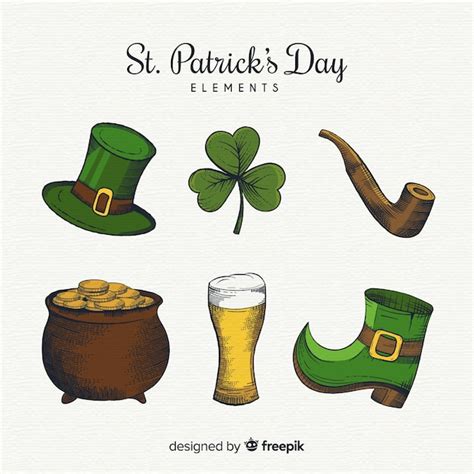 Free Vector St Patricks Day Element Collection