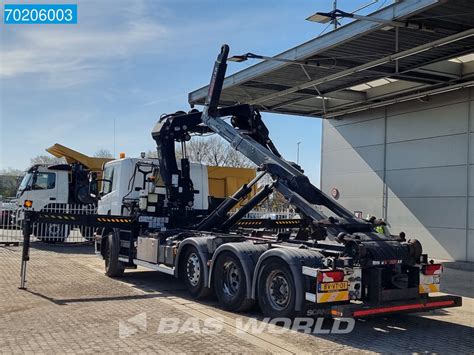 Scania P380 8X2 NL Truck Hiab Crane Kran 3 Pedals Euro 5 Ciężarówka