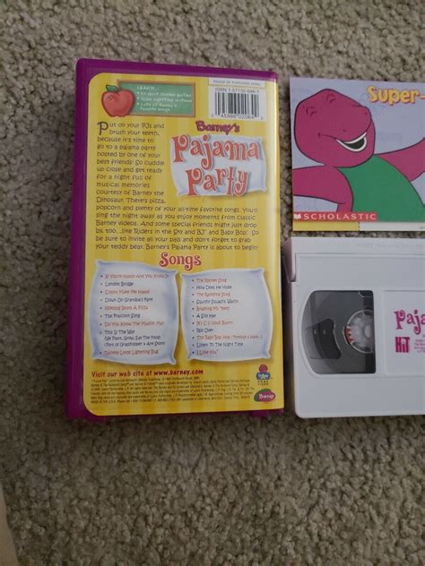 Mavin Barney Friends Pajama Party Vhs Video Tape Sing Along Songs