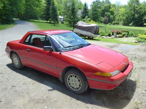 1991 Mercury Capri Base Convertible 2 Door 1 6l Red Classic Mercury Capri 1991 For Sale