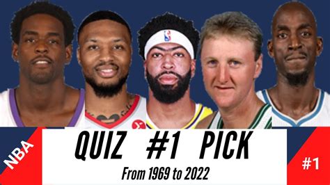 Quiz First Pick Nba Draft From 1968 To 2022 Basketball 13