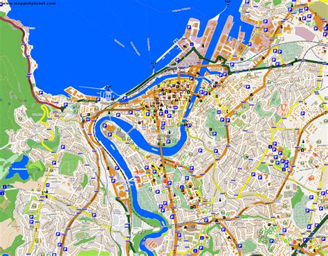 City maps Trondheim