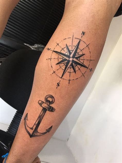 Pin By Erick Peralta On Mis Pines Guardados Compass Tattoos Arm