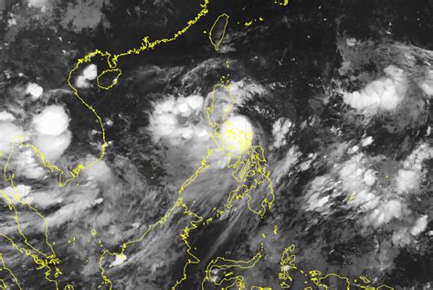 Tropical Storm Enteng Speeds Up Moves Off Camarines Norte