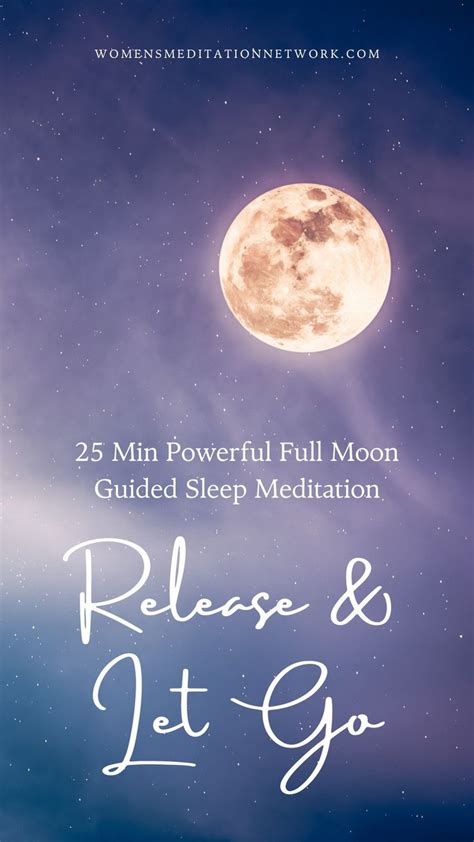 Tune Into A Soothing Relaxing And Calming Full Moon Guided Sleep