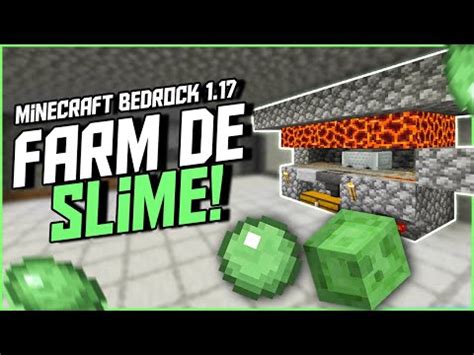 FARM de SLIME AUTOMÁTICA no MINECRAFT BEDROCK TUTORIAL YouTube