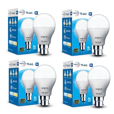 Buy Wipro Tejas W Led Bulb For Home Office B Led Bulb Base Cool