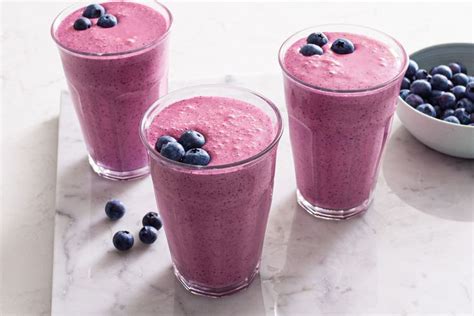 Enjoy This Delicious Blueberry Smoothie Made With Yogurt Recipe