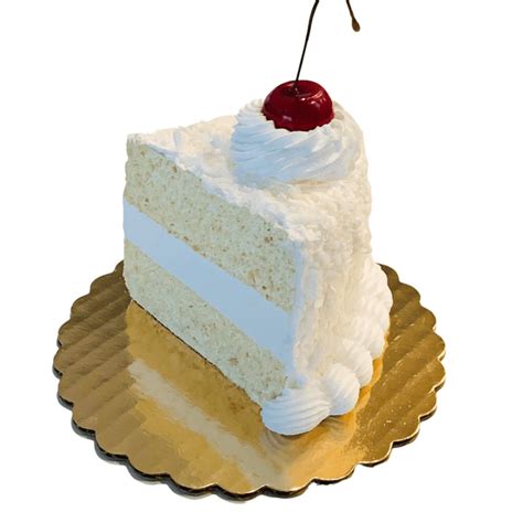 Dezicakes Fake Piece Of Cake Coconut Slice Cake Prop Decoration Dezicakes