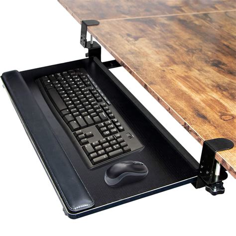 Buy SLSY Large Keyboard Tray Under Desk Pull Out Ergonomic Keyboard