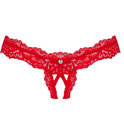 Obsessive Amor Cherris Tanga Crotchless L Xl Tienda Er Tica