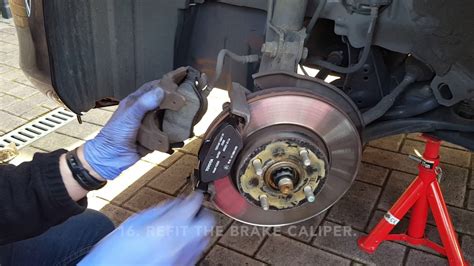 Toyota Yaris Front Disc Pads Replacement Youtube