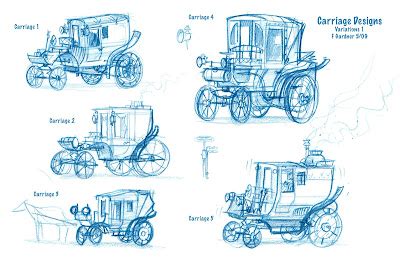 Arte del Frederico: 1800's Carriage Designs