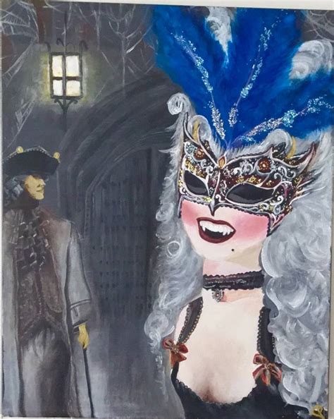 Masquerade Painting By Spectralhues Art Saatchi Art