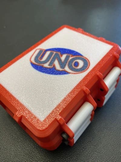 Uno Card Game Box Multicolor Remixed By Am Maker Makerworld