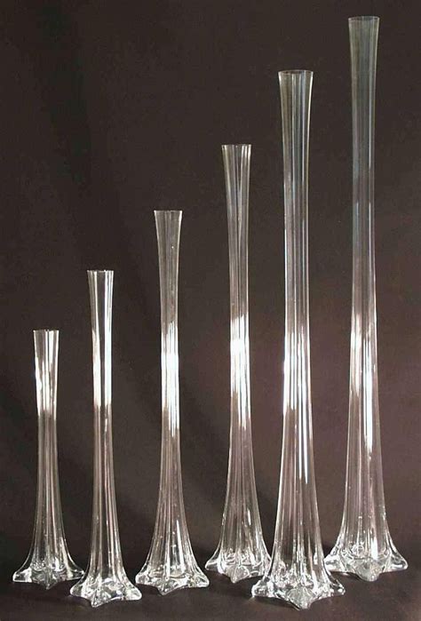 Eiffel Tower Glass Vases For Centerpieces And Floral Arrangements