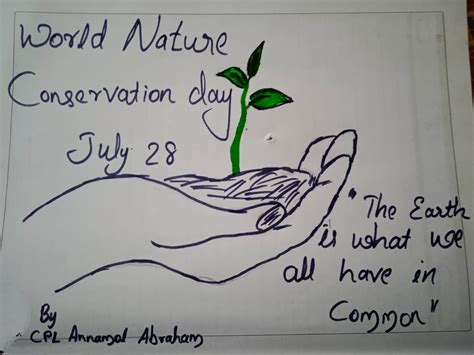 World Nature Conservation Day Poster India NCC