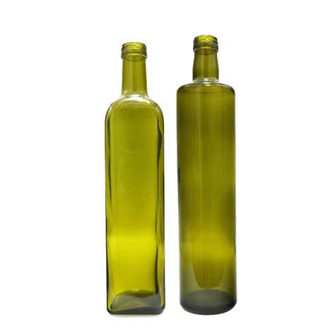 Porcelain Square 750ml Olive Oil Glass Bottle Wholesale High Quality