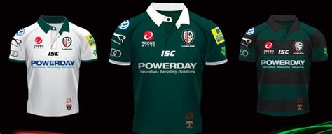 London Irish Rugby Shirt 2011-12 Home, Away & European Kit 11-12 | Football Kit News