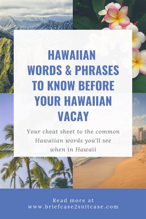 The Hawaiian Words And Phrases You Need To Know Before Your Trip To Hawaii Hawaii Travel