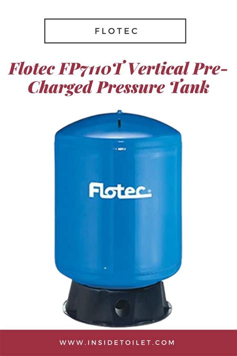 Flotec Fp7110t Vertical Pre Charged Pressure Tank Pressure Tanks