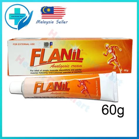 Flanil Analgesic Cream 60g Lazada