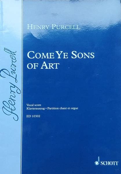 Come Ye Sons Of Art Partition De Henri Purcell