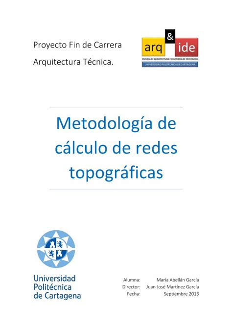 Pdf Metodolog A De C Lculo De Redes Topogr Ficas Dokumen Tips