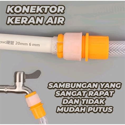 Jual Konektor Selang Sambungan Kran Air Flexibel Sambungan Pipa Ke