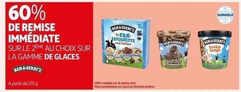 Promo La Gamme De Glaces Ben Jerry S Chez Auchan ICatalogue Fr