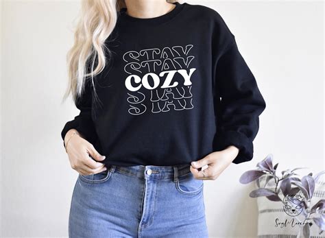 Stay Cozy Svg Svg Png And Eps Clipart Design Element Etsy