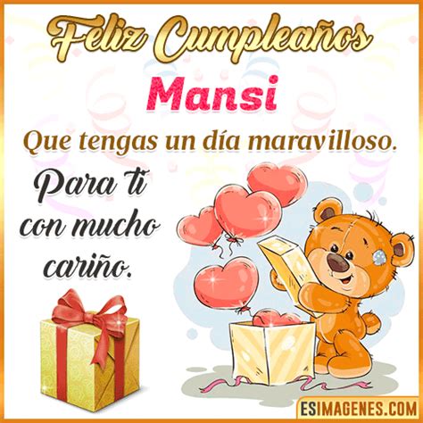 ºº Feliz Cumpleaños Mansi 32 Tarjetas y