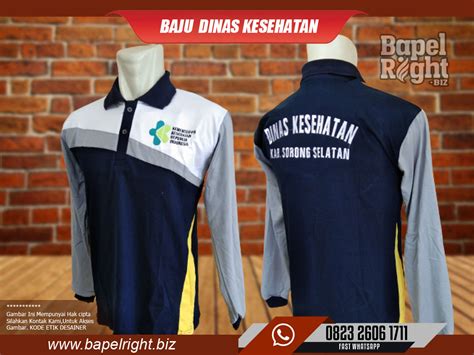 Baju Olahraga Dinas Kesehatan Promo Hari Ini Bapelright Konveksi