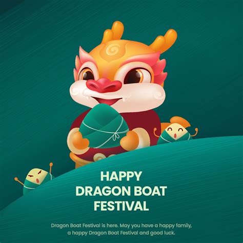 Dragon Boat Festival greetings design template 44277990 Vector Art at ...